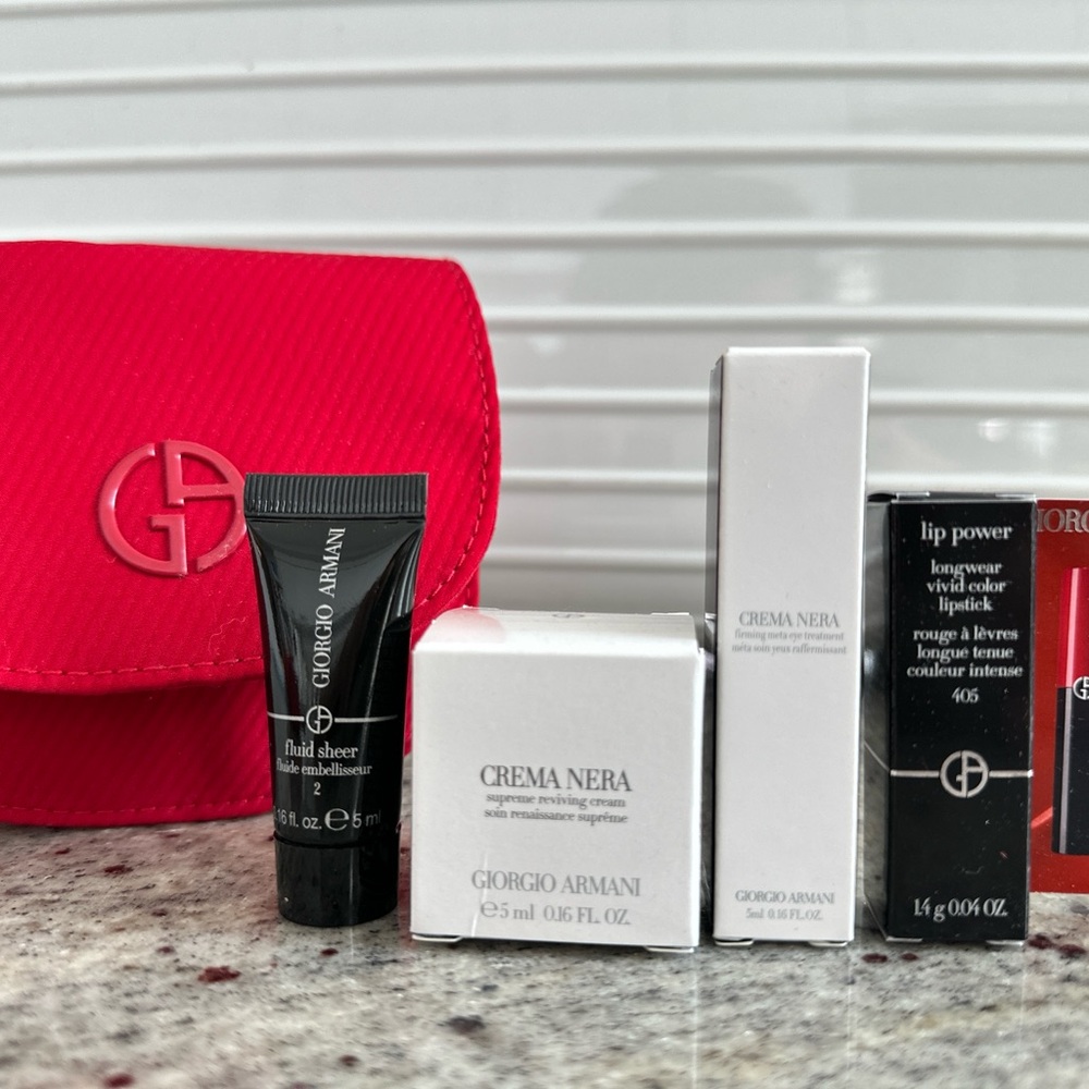 Giorgio Armani Red Pouch Beauty Collection
